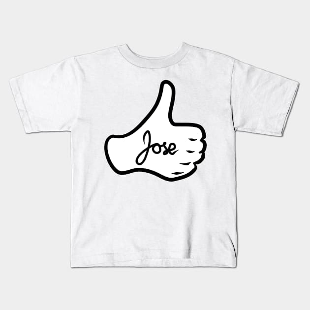 Men name Jose Kids T-Shirt by grafinya